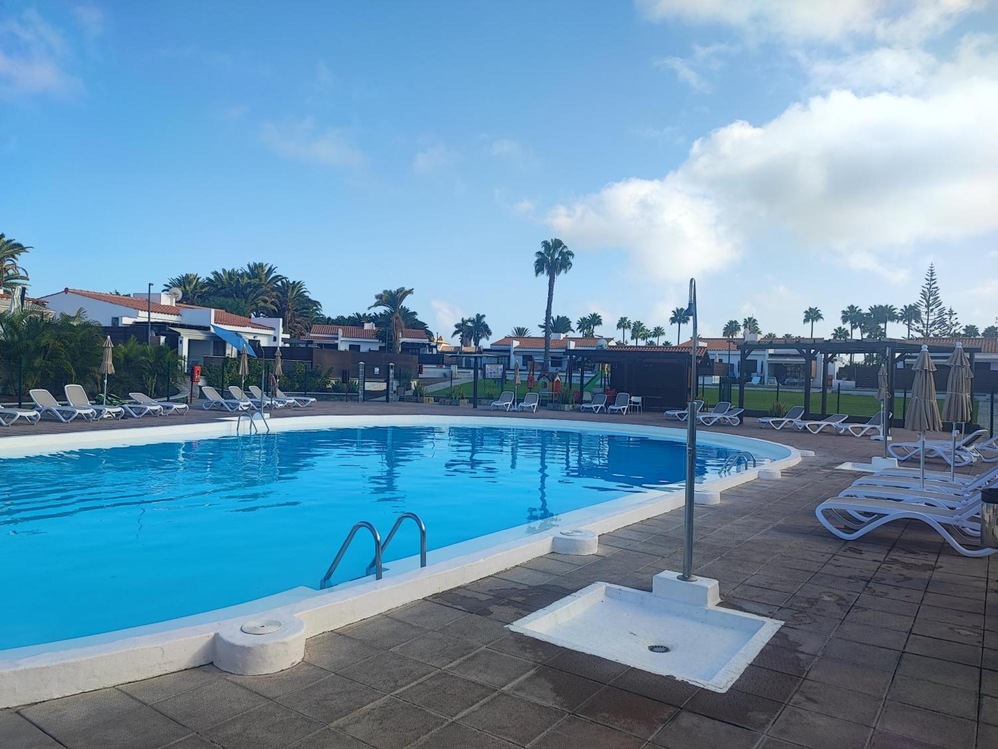 Bungalow Maspalomas Golf Con Jacuzzi, Piscina Y Jardin San Bartolomé Dış mekan fotoğraf
