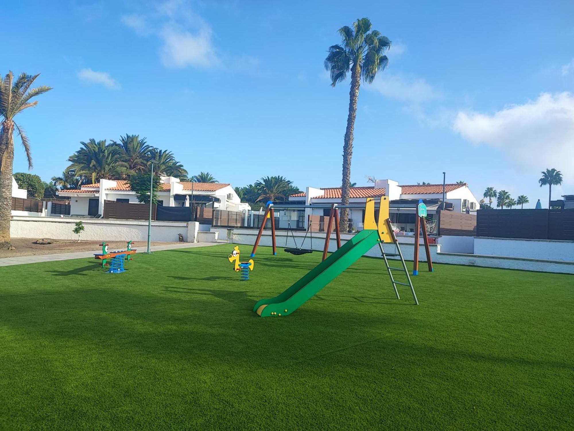 Bungalow Maspalomas Golf Con Jacuzzi, Piscina Y Jardin San Bartolomé Dış mekan fotoğraf