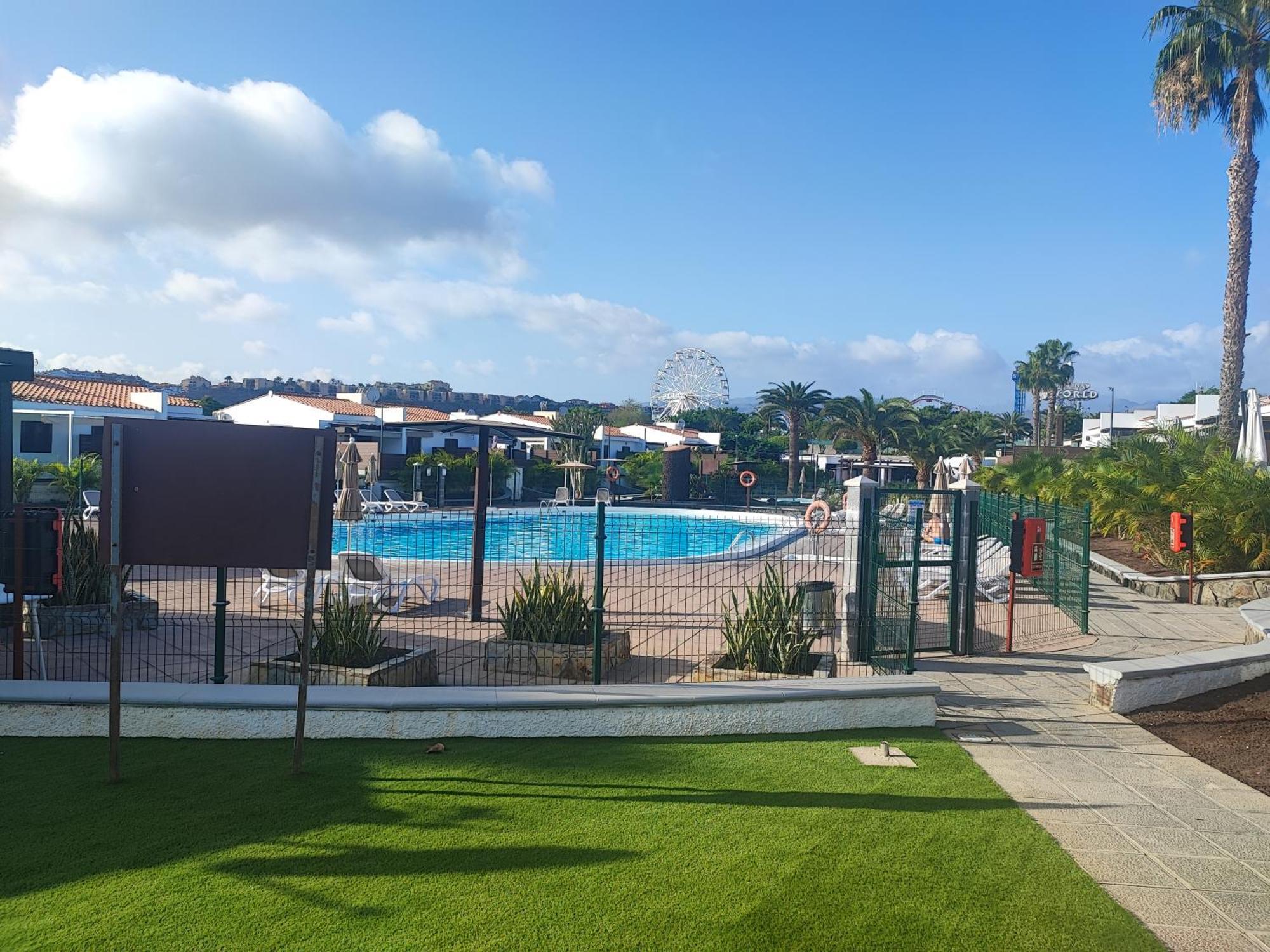 Bungalow Maspalomas Golf Con Jacuzzi, Piscina Y Jardin San Bartolomé Dış mekan fotoğraf