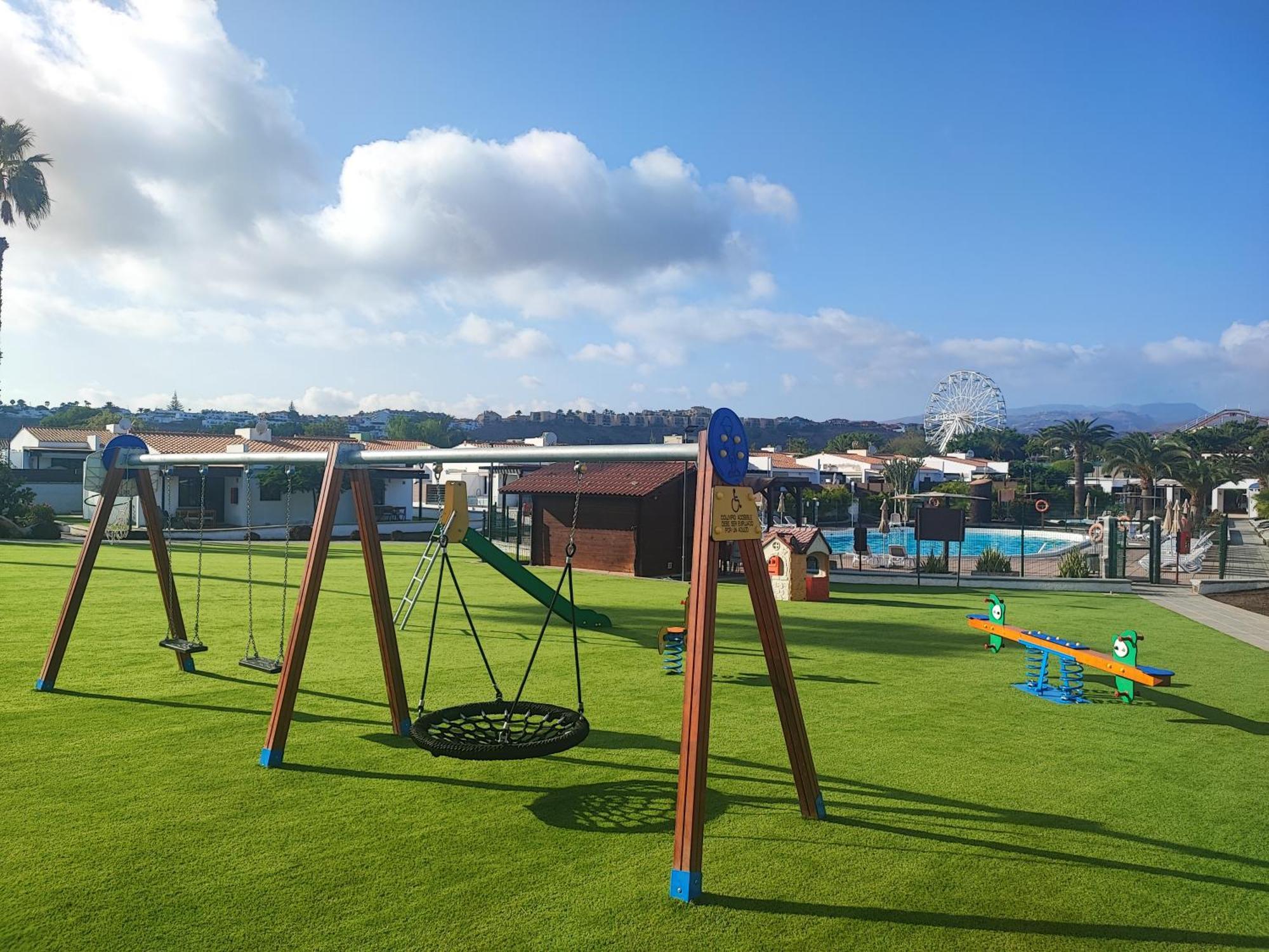 Bungalow Maspalomas Golf Con Jacuzzi, Piscina Y Jardin San Bartolomé Dış mekan fotoğraf