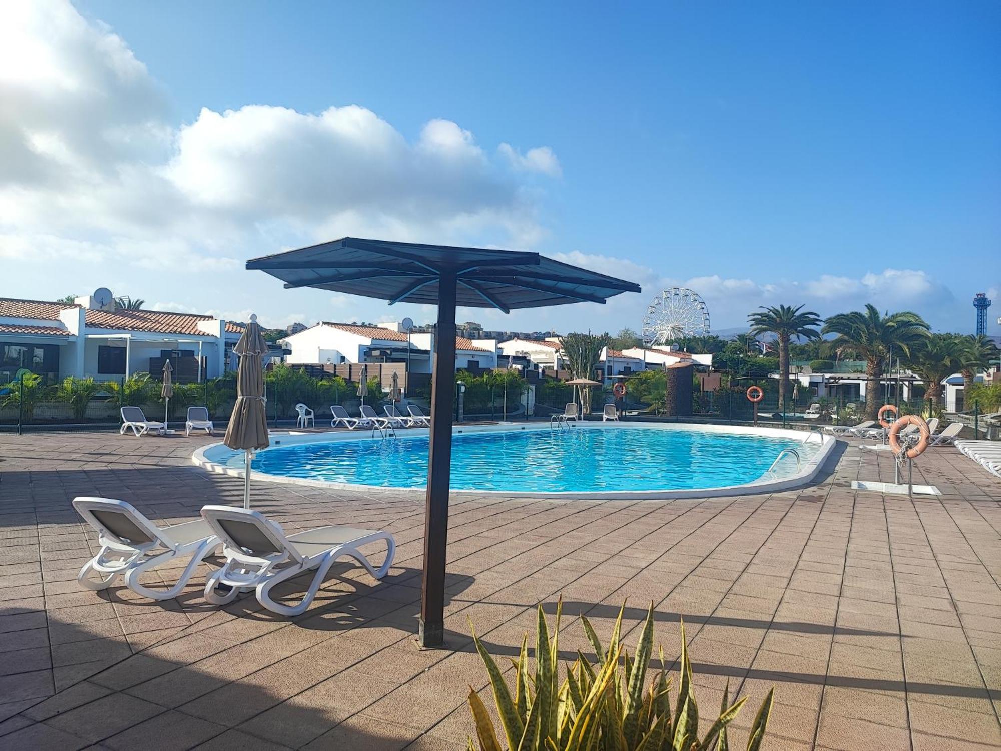 Bungalow Maspalomas Golf Con Jacuzzi, Piscina Y Jardin San Bartolomé Dış mekan fotoğraf